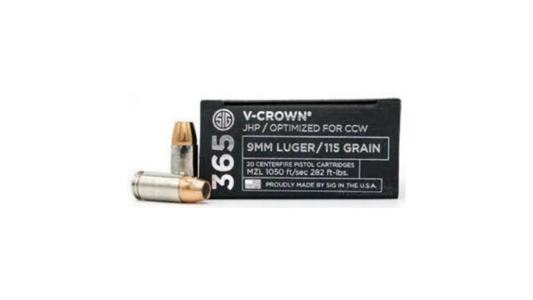 Sig Sauer 365 V-Crown 9mm 115gr (20 rd)